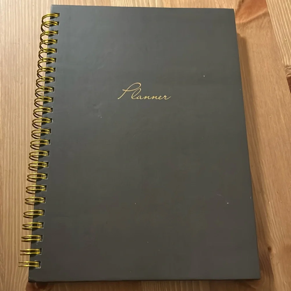 Blank planner